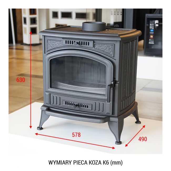 Piec Koza K6 8 kW
