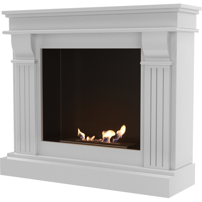 Biokominek portalowy August biały