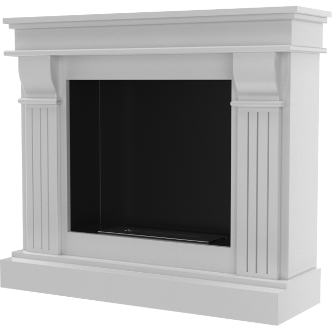 Biokominek portalowy August biały