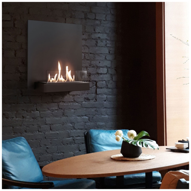 Biokominek wiszący Plank