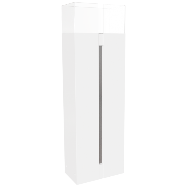 Biokominek Romeo biały