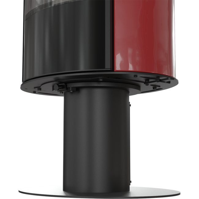 Piec kaflowy Koza obrotowy AB 8 kW