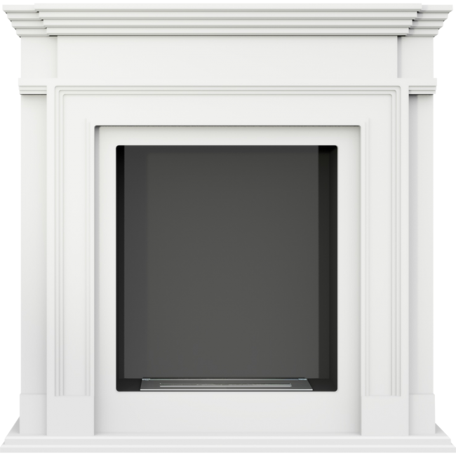 Biokominek portalowy Legionis biały