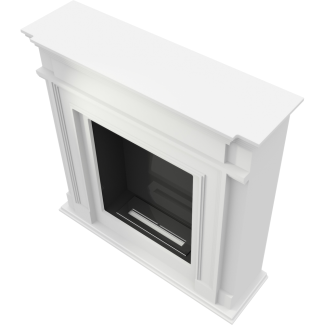 Biokominek portalowy Legionis biały