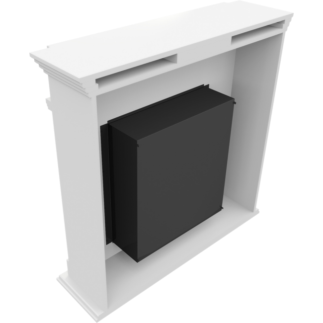 Biokominek portalowy Legionis biały