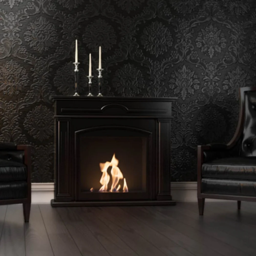 Biokominek portalowy December czarny