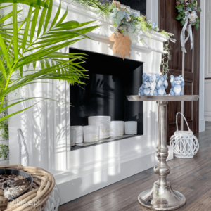 Biokominek portalowy August biały