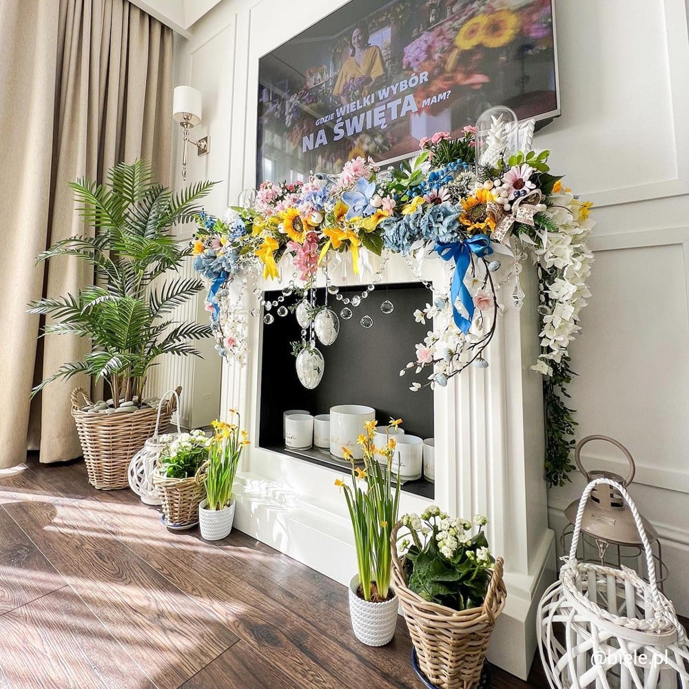 Biokominek portalowy August biały