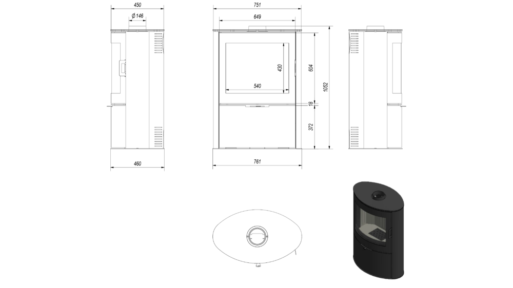 Piec Koza AB 2 10 kW