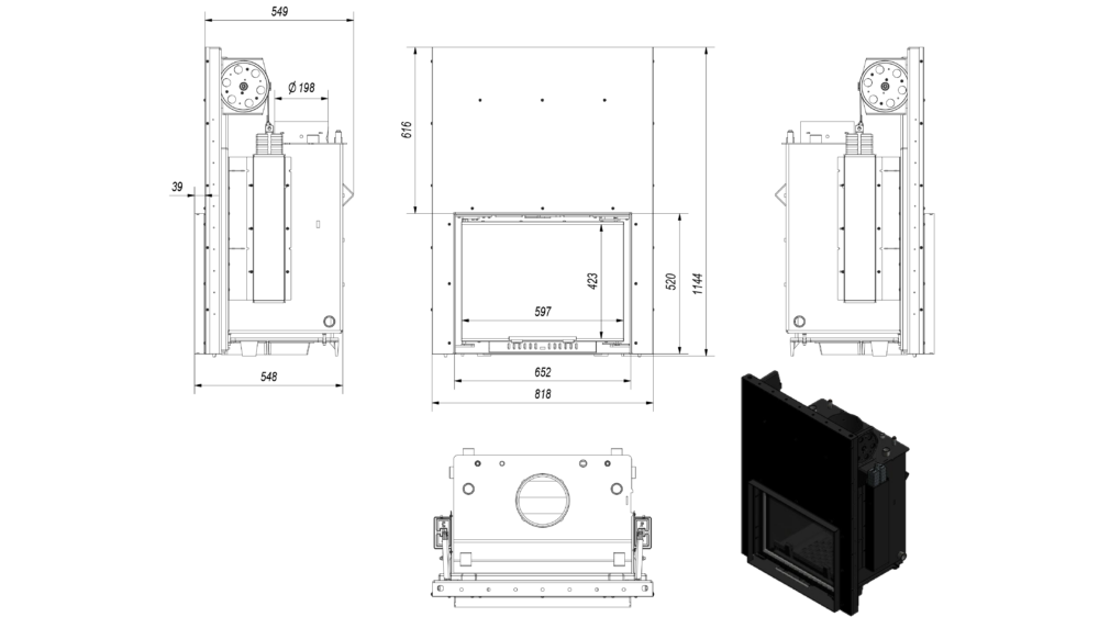 Zuzia 12 kW Gilotyna