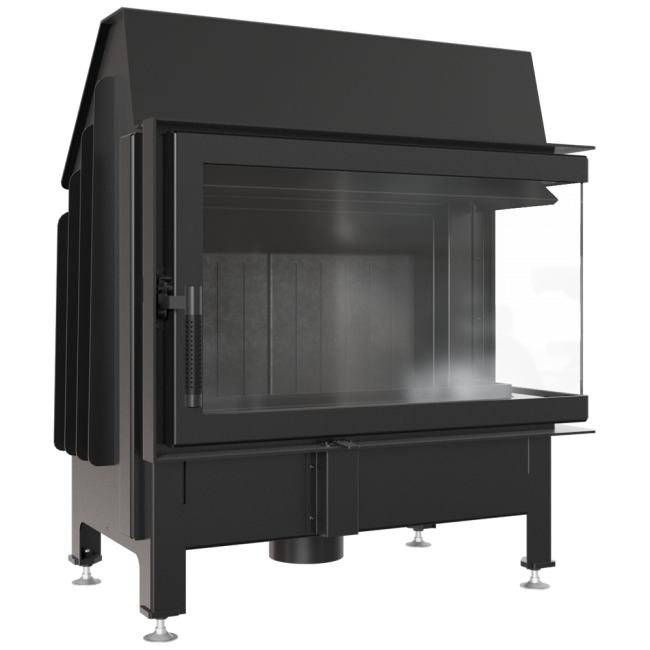 Zibi 11 kW czarny Termotec Prawy