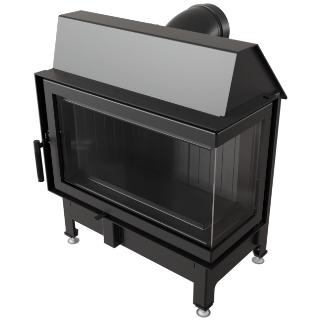 Zibi 11 kW czarny Termotec Prawy