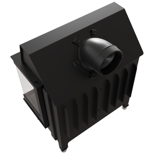 Zibi 11 kW czarny Termotec Prawy