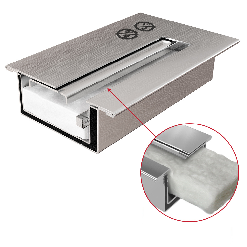 Biokominek wiszący Delta2 Horizontal