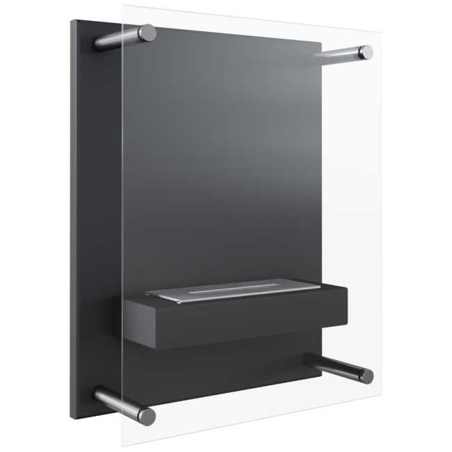 Biokominek wiszący Glass