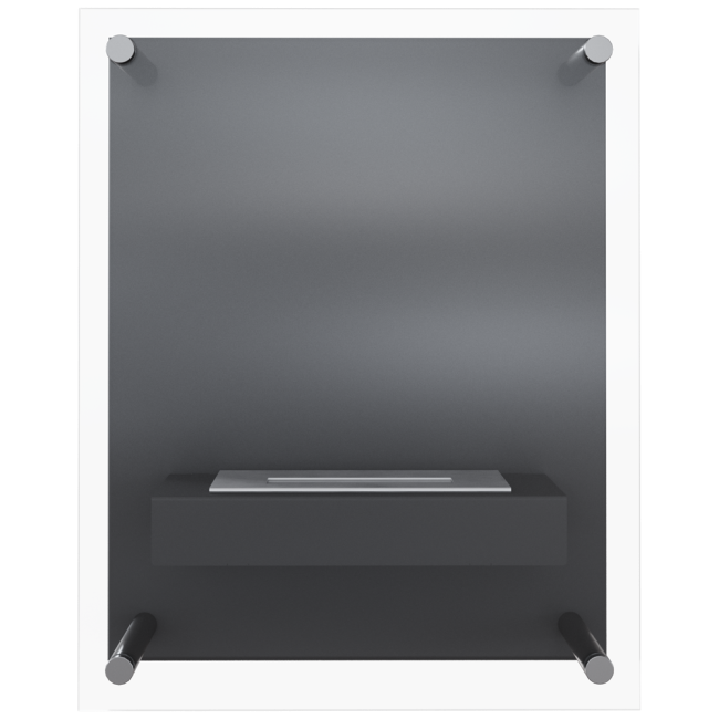 Biokominek wiszący Glass